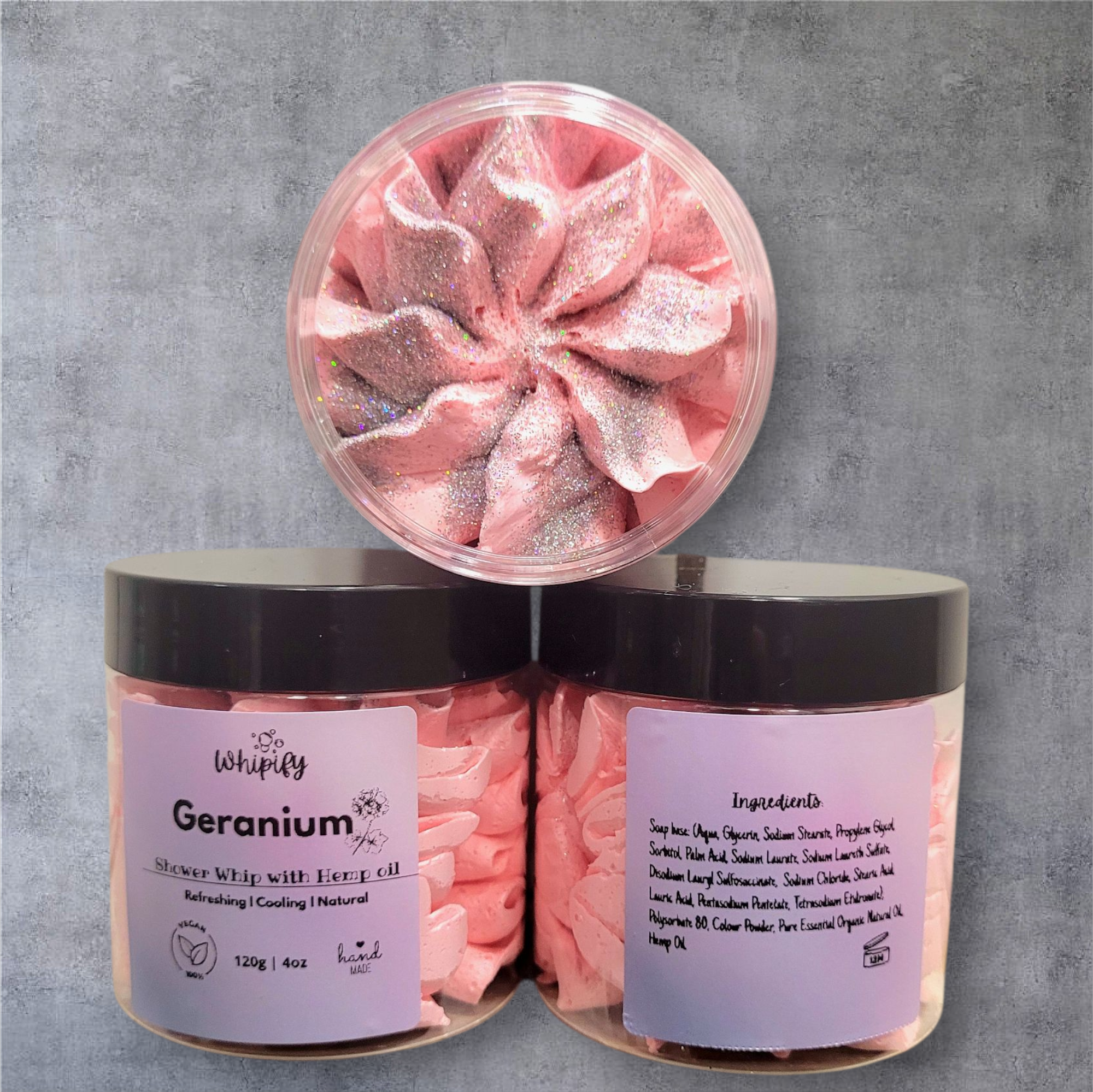 Geranium Whipped Soap